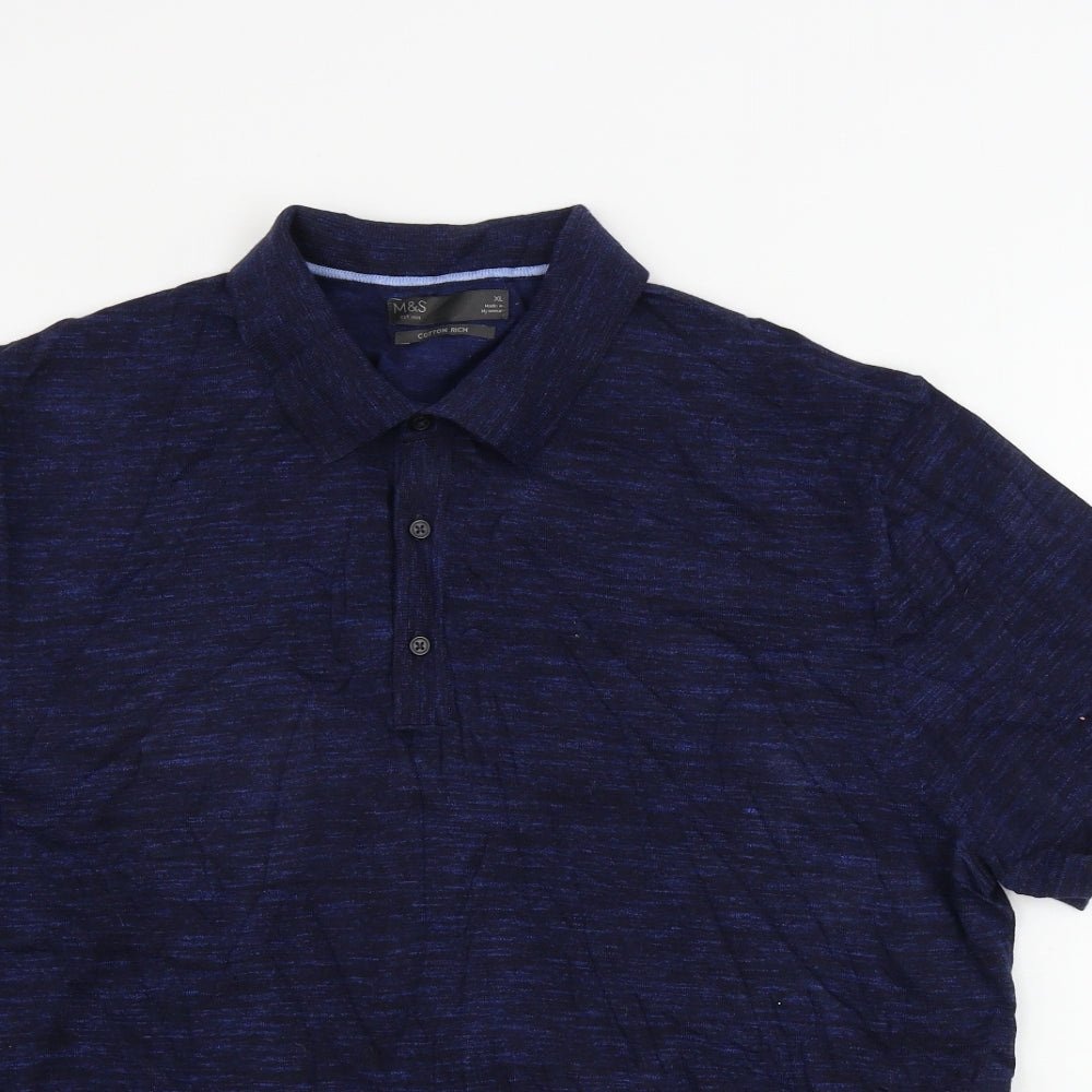 Marks and Spencer  Mens Blue    Polo Size XL