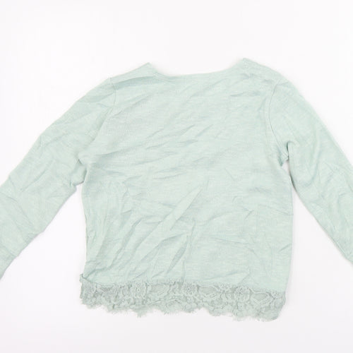 H&M Girls Gold   Pullover Jumper Size 7-8 Years