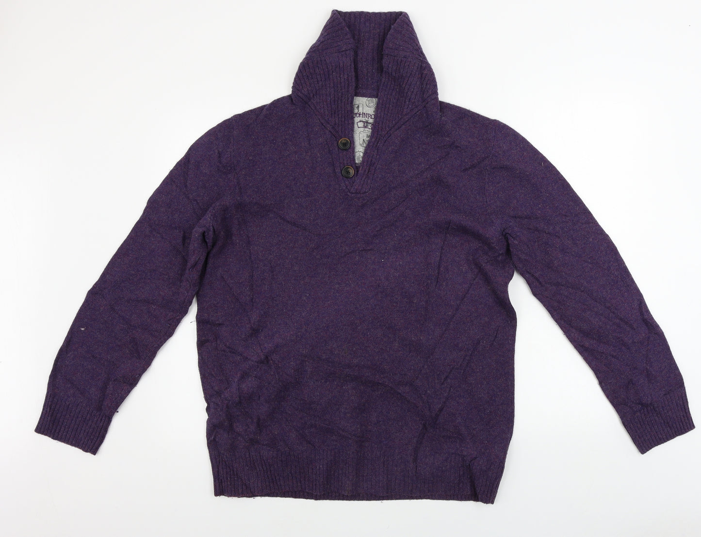 RJR.John Rocha Mens Purple   Pullover Jumper Size L