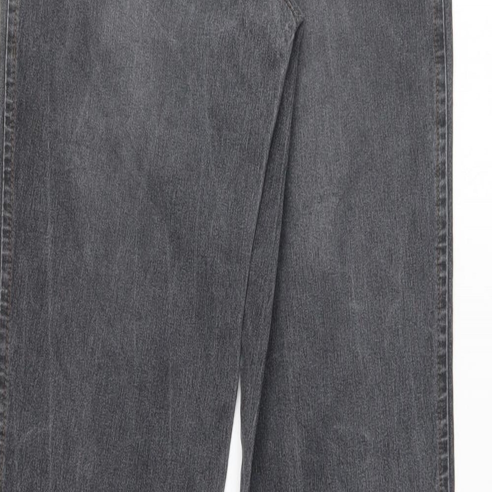 Biaggini Womens Grey   Bootcut Jeans Size 8 L29 in