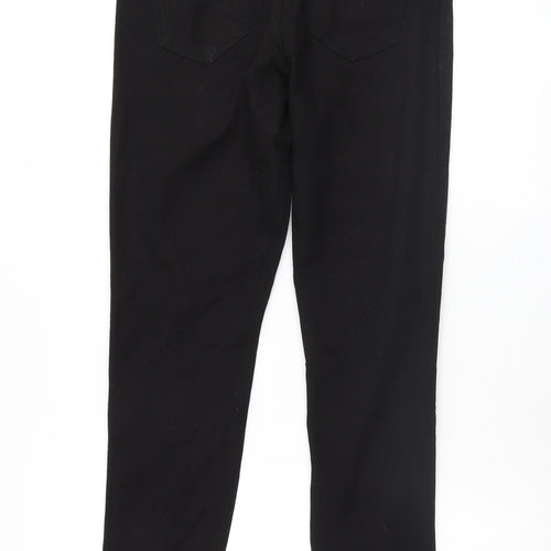 Denim & Co. Womens Black   Skinny Jeans Size 12 L28 in