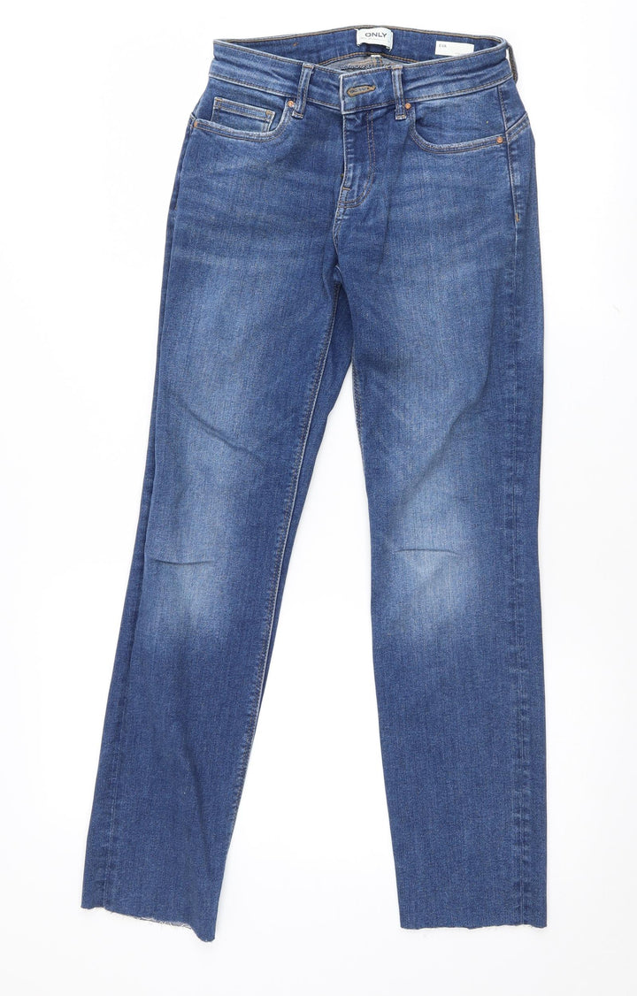 Only Womens Blue Straight Jeans Size 25 L29 in