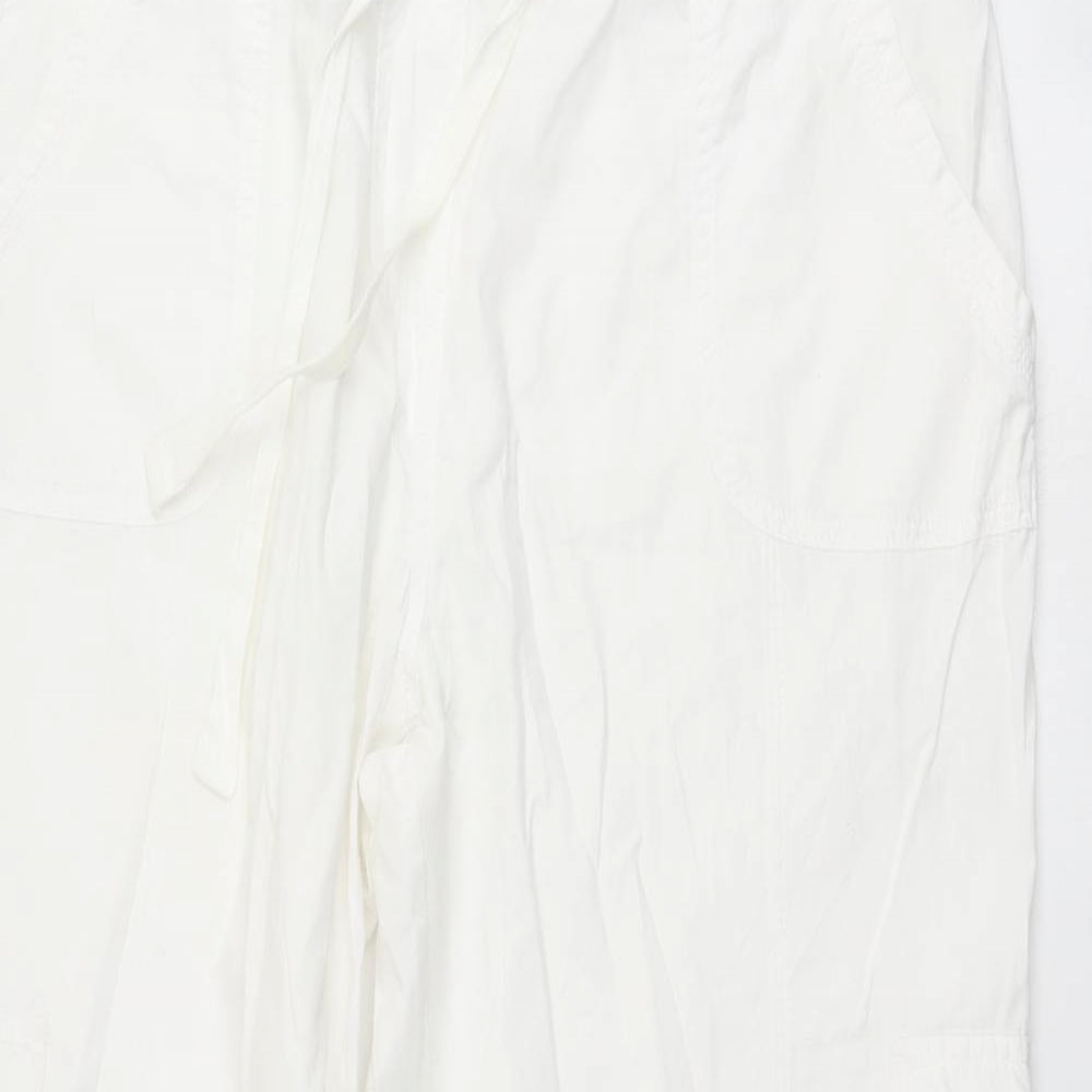 George Womens White   Trousers  Size 16 L26 in