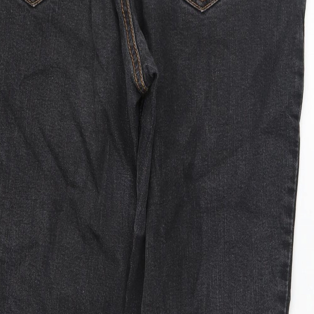 John Baner Womens Black   Straight Jeans Size 18 L28 in