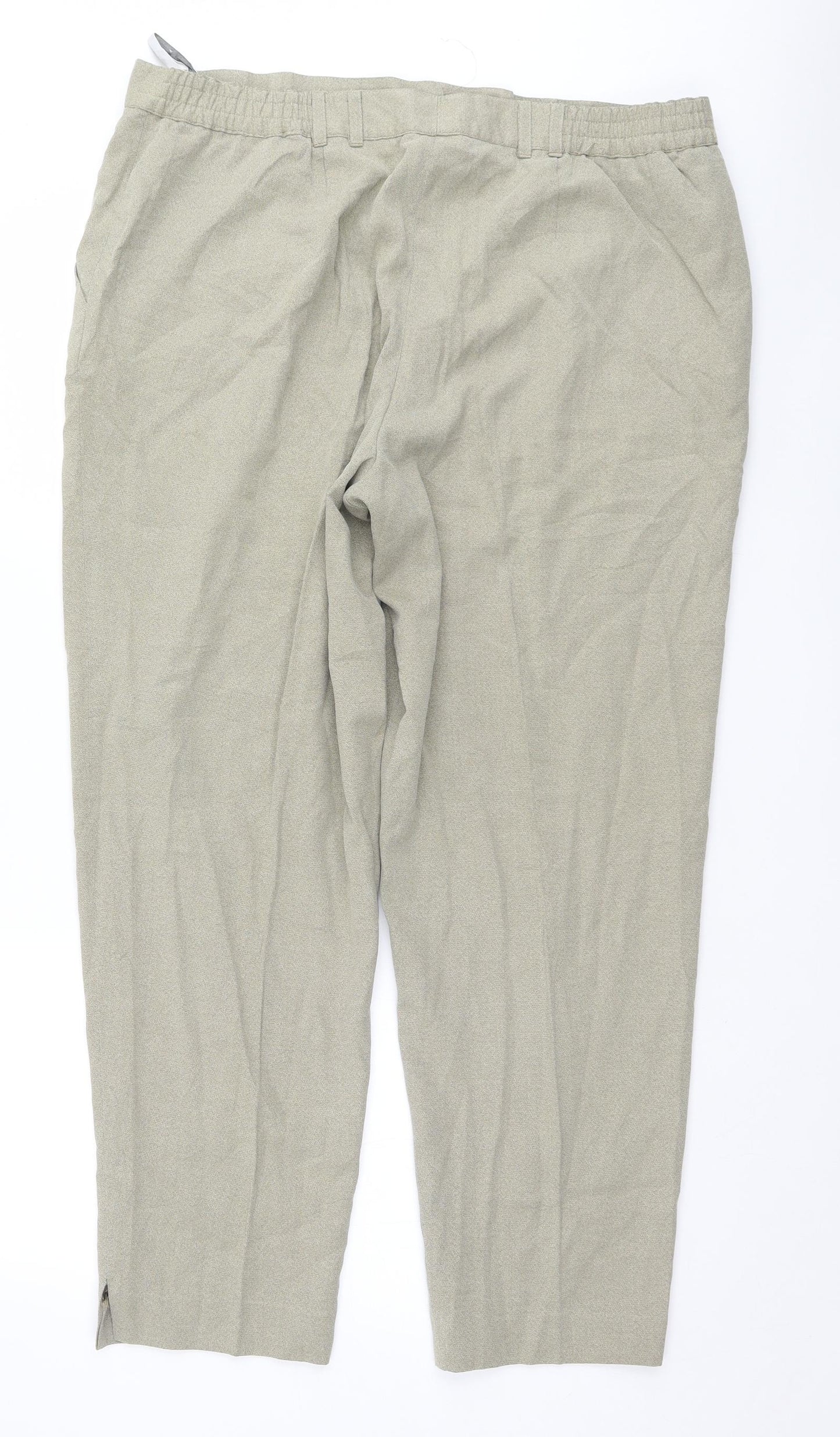 Samoon Womens Beige   Trousers  Size 20 L28 in