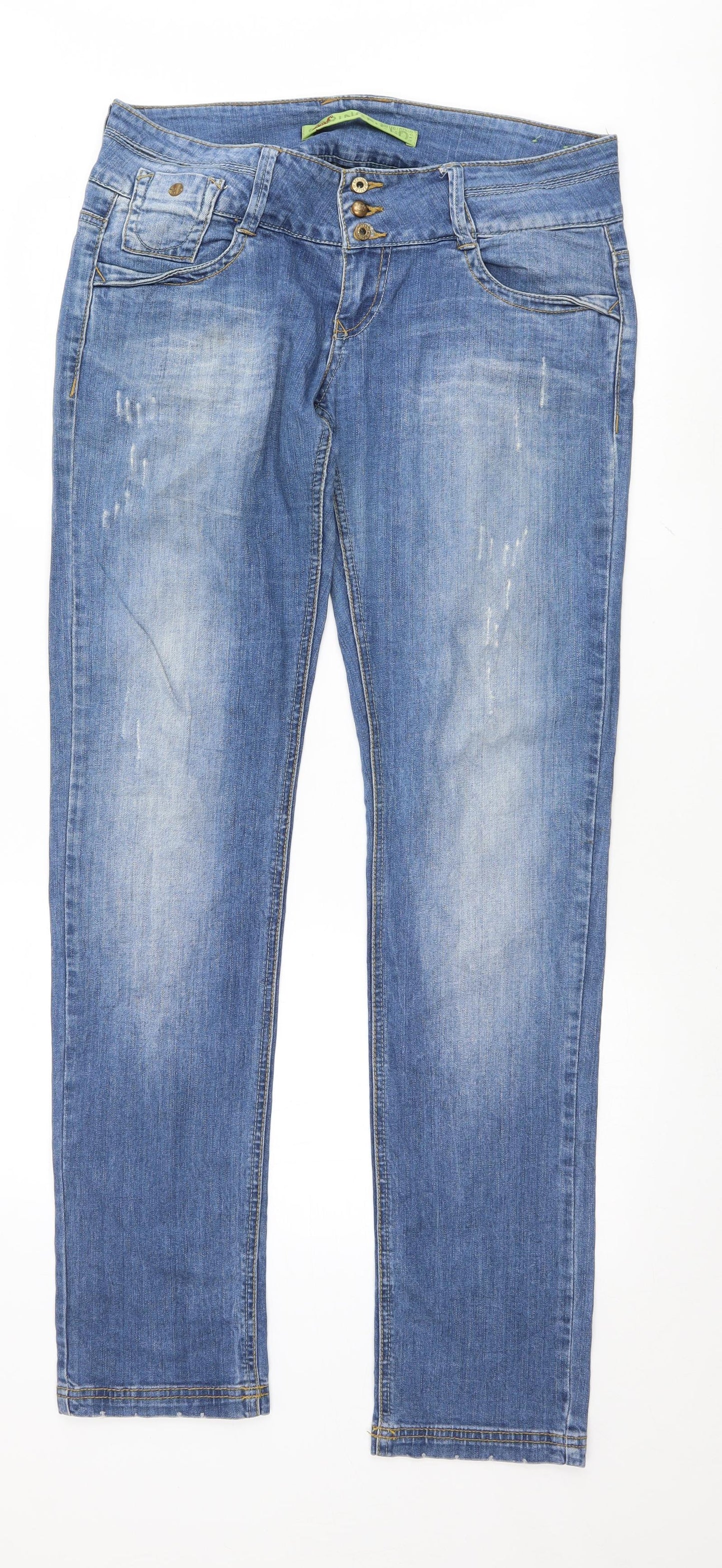 Springfield Womens Blue   Straight Jeans Size 14 L34 in