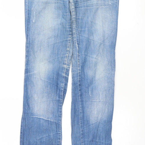 Astradivarius Womens Blue   Straight Jeans Size 8 L36 in