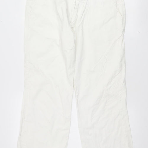 Colours of The World Womens White   Trousers  Size 14 L25 in