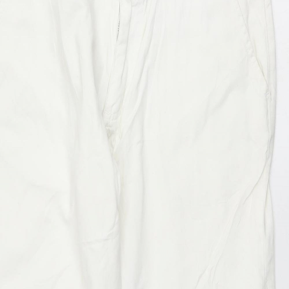 Colours of The World Womens White   Trousers  Size 14 L25 in