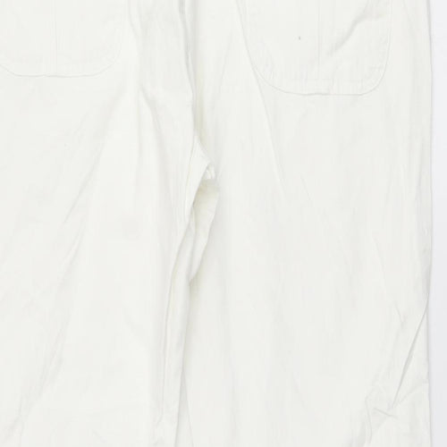 Colours of The World Womens White   Trousers  Size 14 L25 in