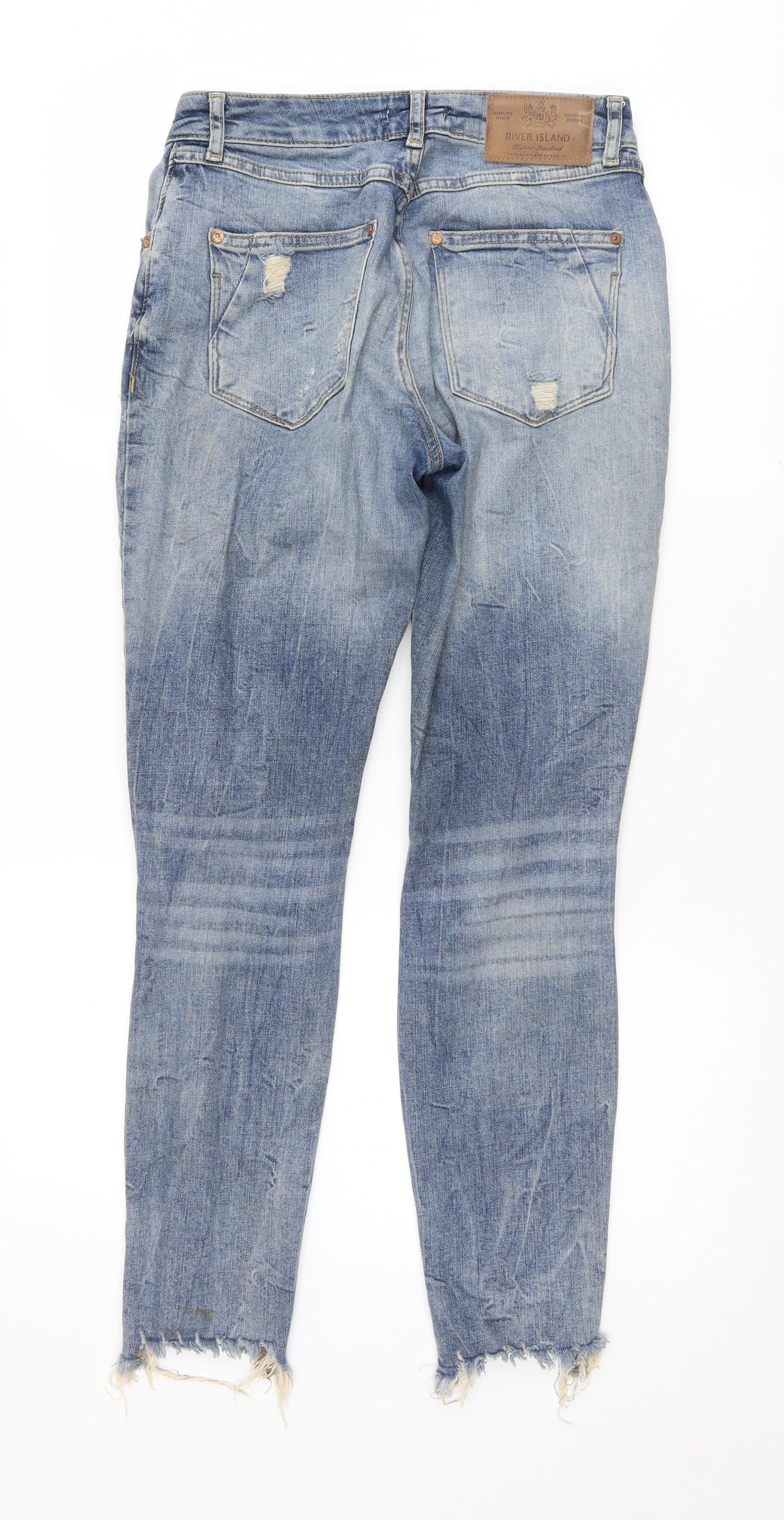 River Island Womens Blue   Straight Jeans Size 66 in L27.5 in
