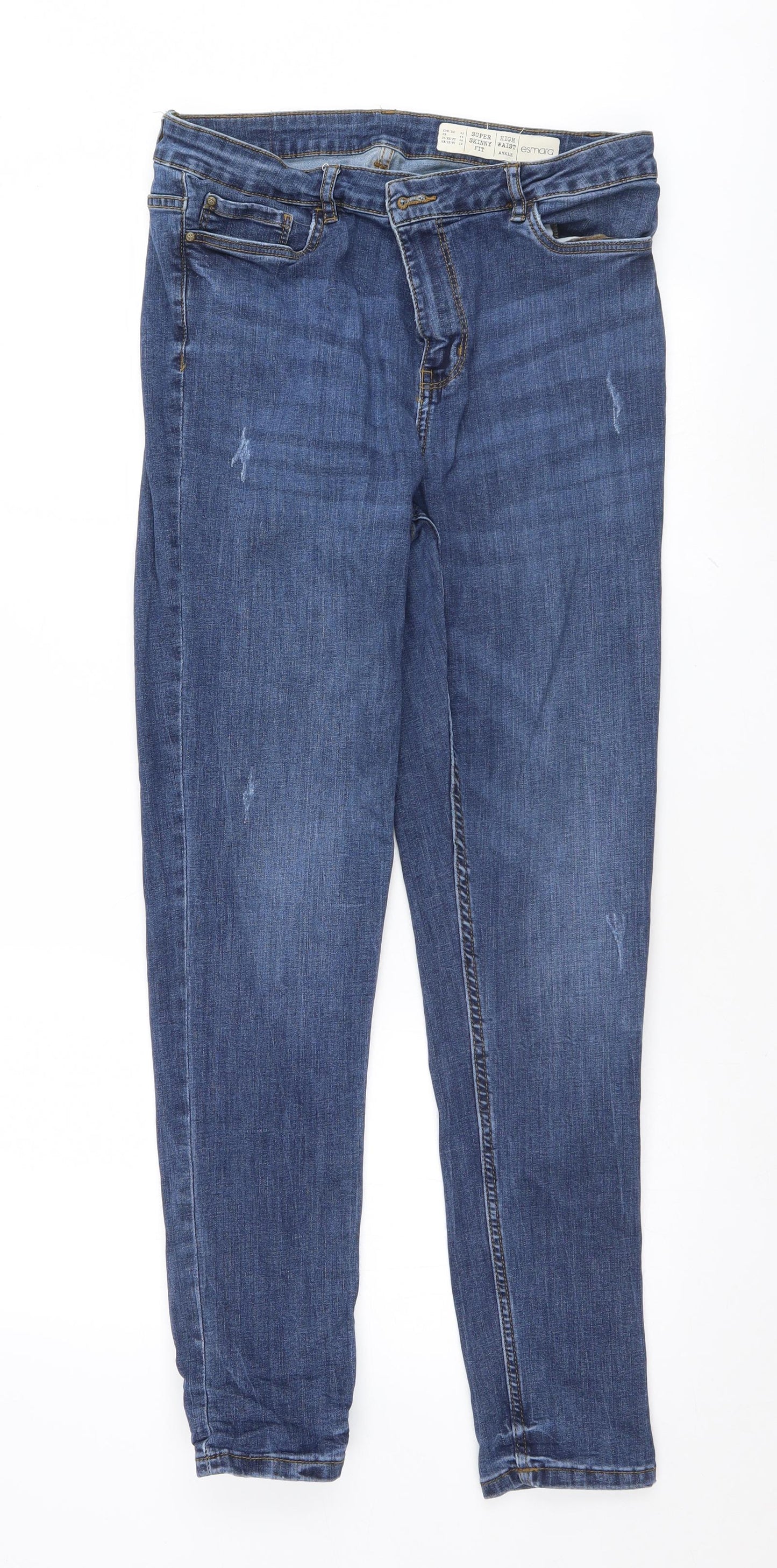 ESMARA Womens Blue   Skinny Jeans Size 14 L28.5 in