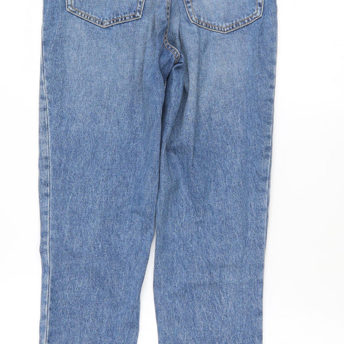H&M Womens Blue   Straight Jeans Size 6 L27 in