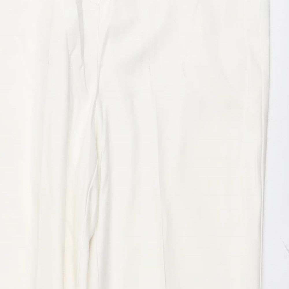 New Look Womens White   Trousers  Size 12 L27.5 in