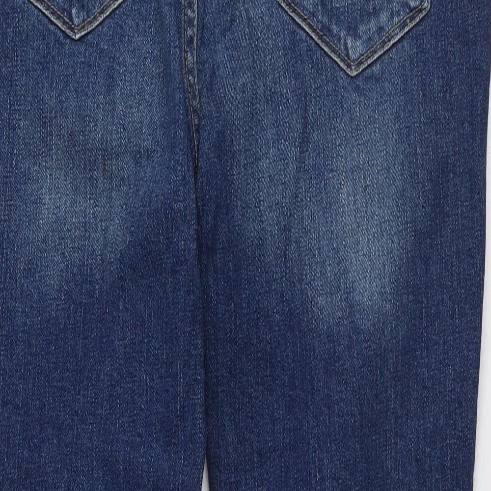 Fat Face Womens Blue   Cropped Jeans Size 10 L24 in