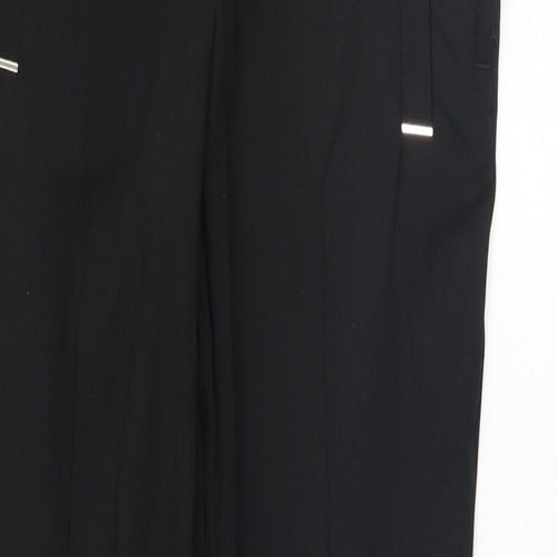 H&M Womens Black   Trousers  Size 4 L28 in