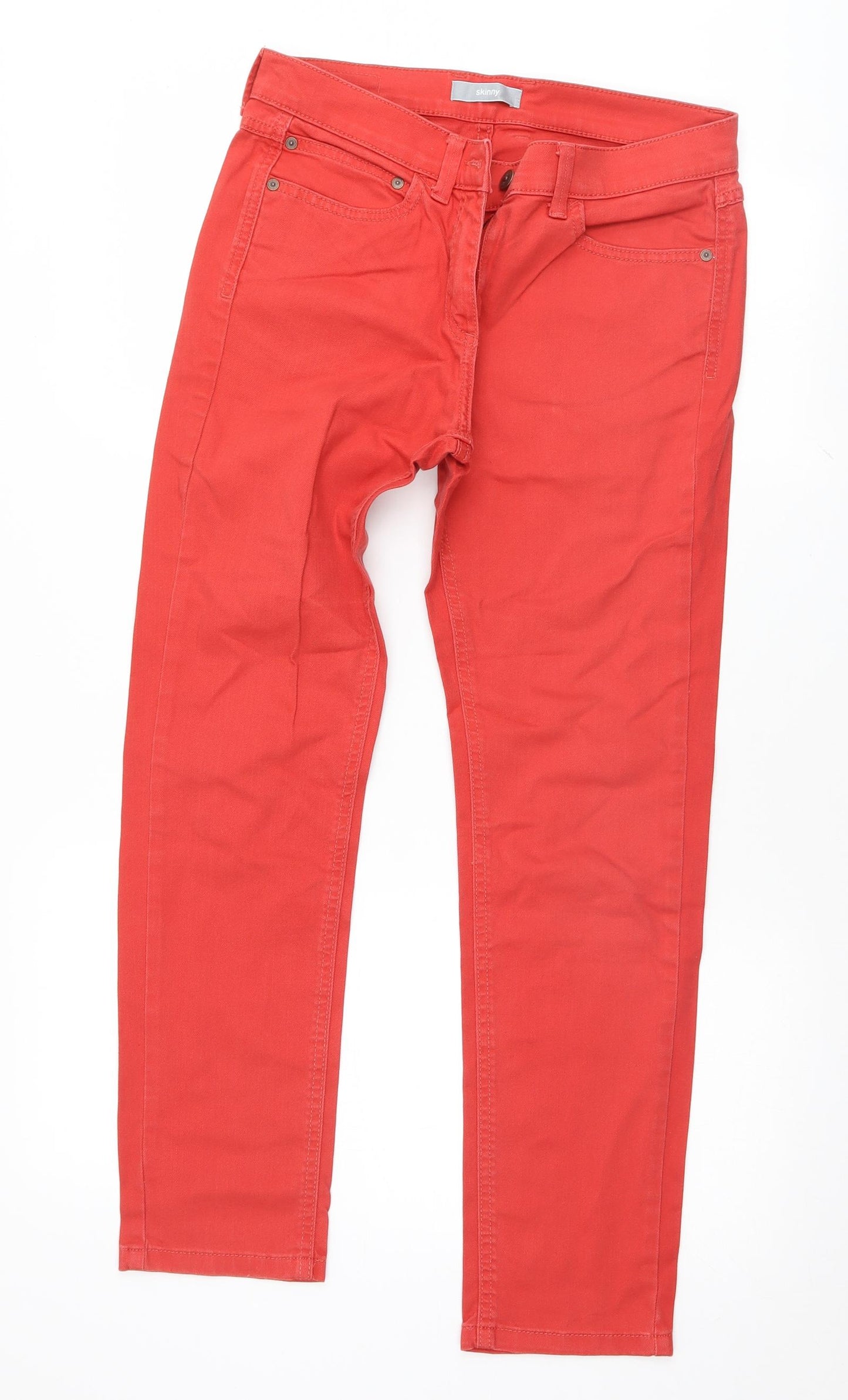 Marks and Spencer Womens Red   Skinny Jeans Size 10 L27 in