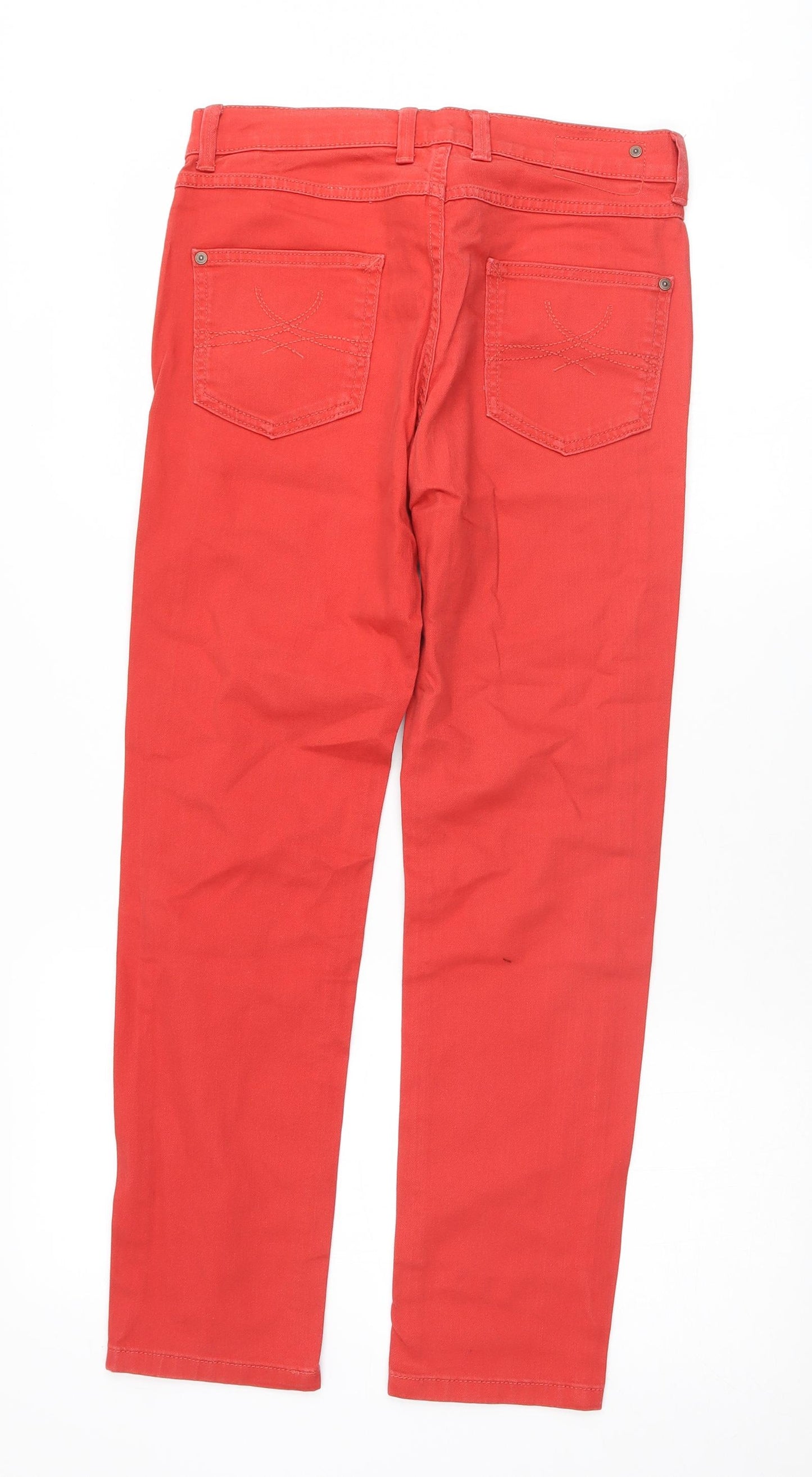 Marks and Spencer Womens Red   Skinny Jeans Size 10 L27 in