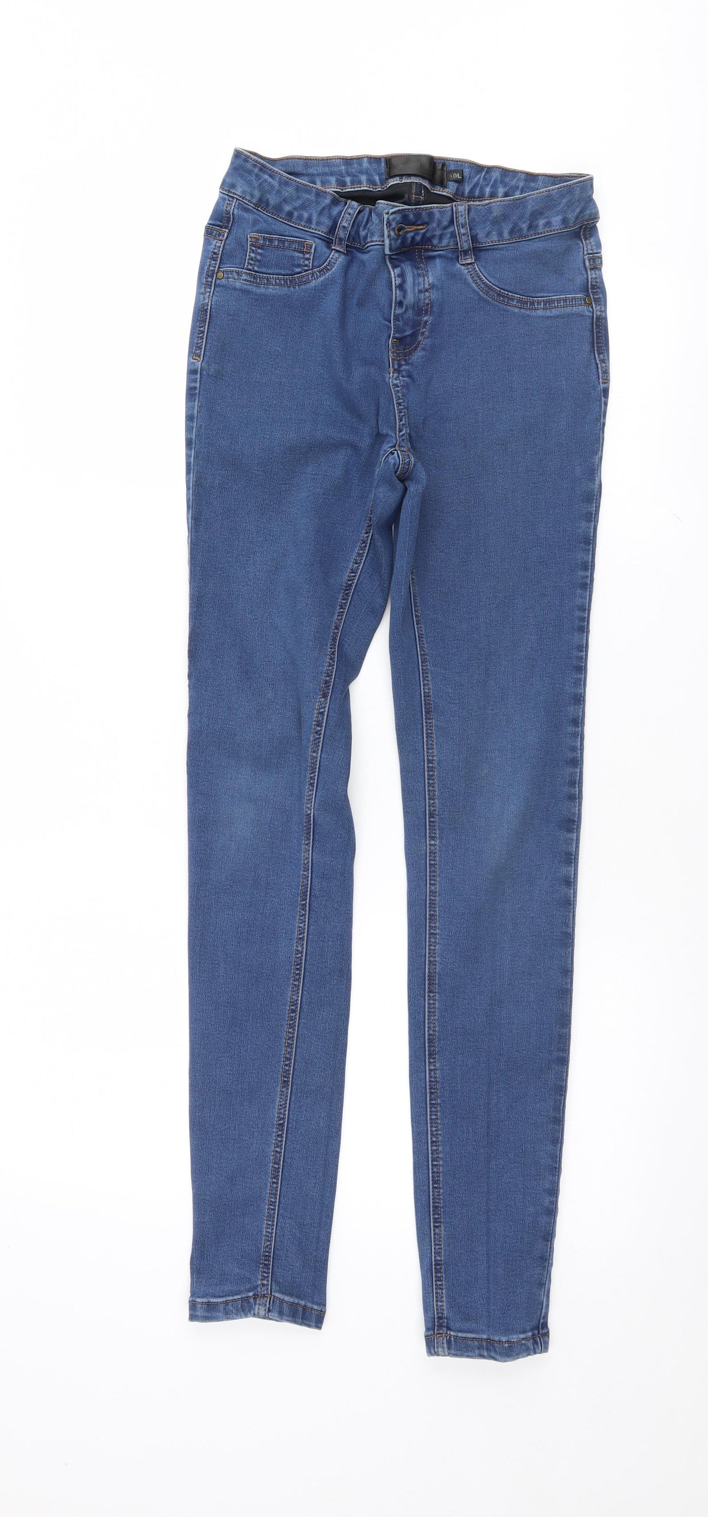 Golddigga Womens Blue   Skinny Jeans Size 10 L29.5 in