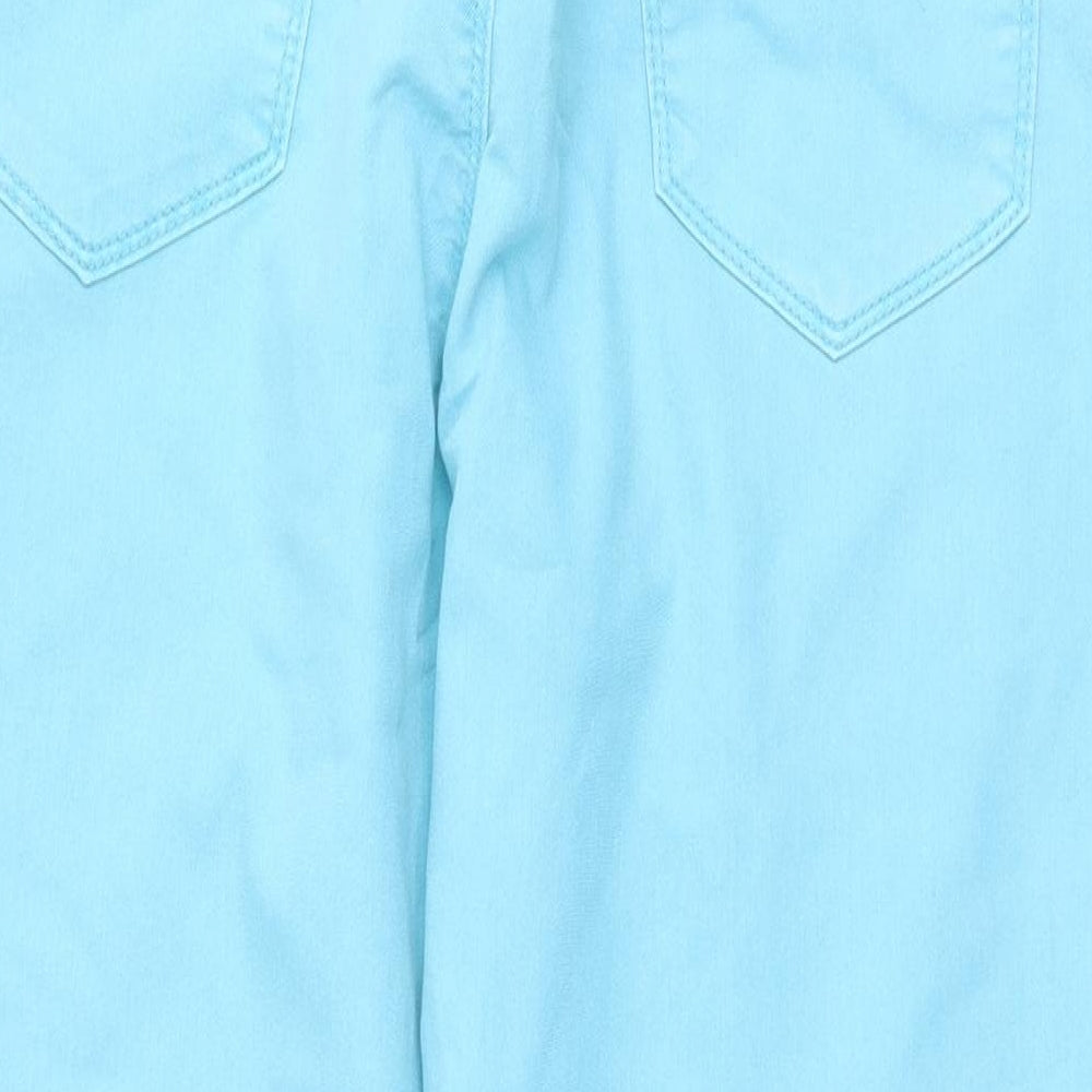 Preworn Womens Blue   Cropped Jeans Size 34 L23 in