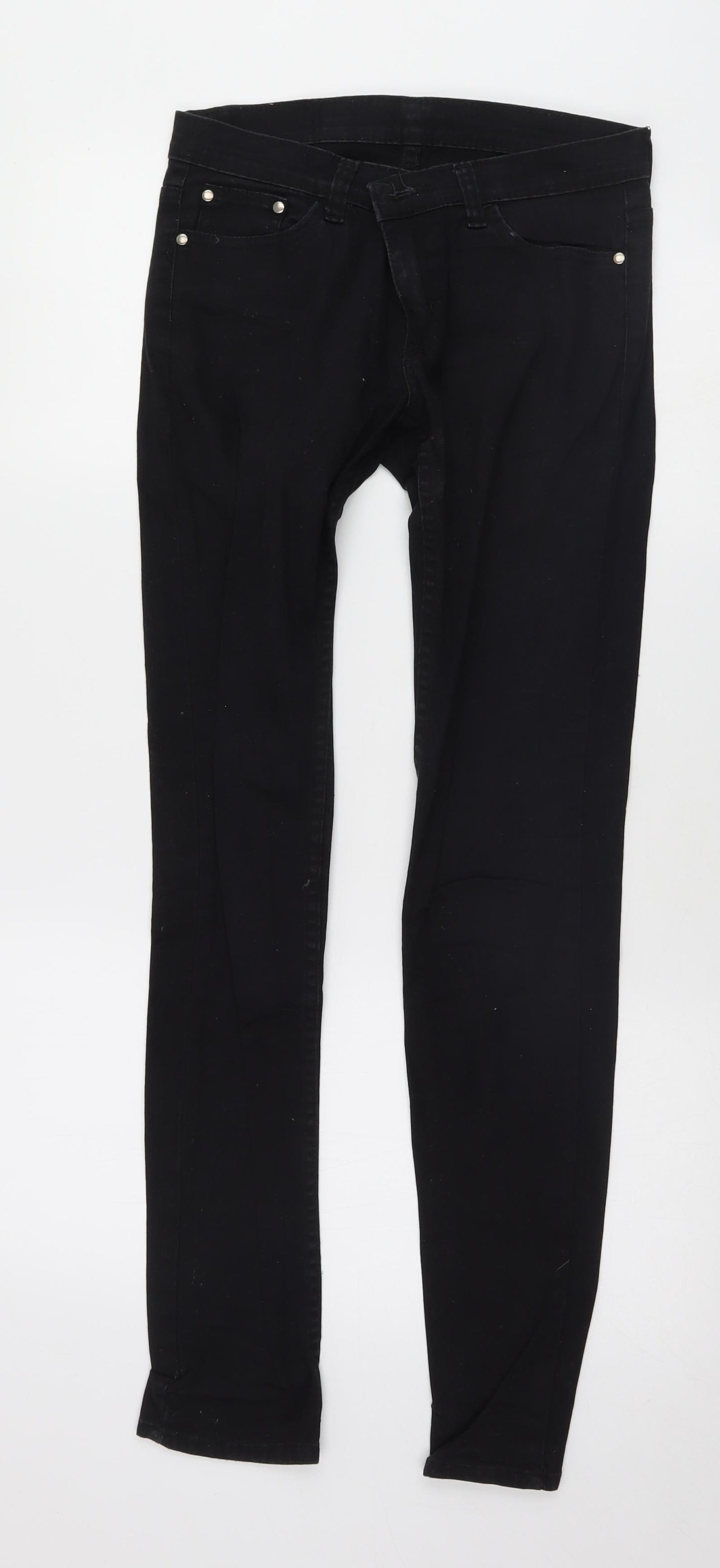 Preworn Womens Black   Skinny Jeans Size 30 L31 in