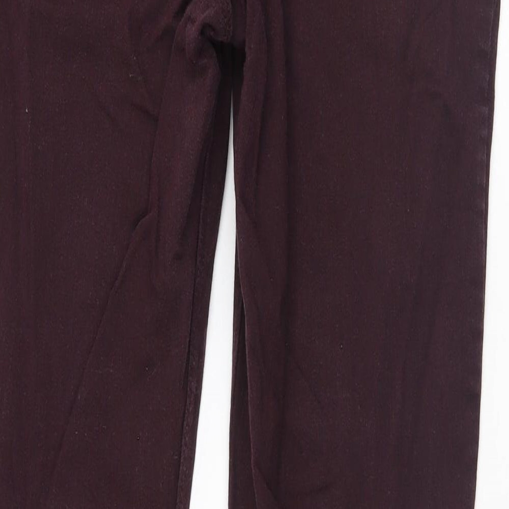 Logg Womens Purple   Straight Jeans Size 14 L29 in