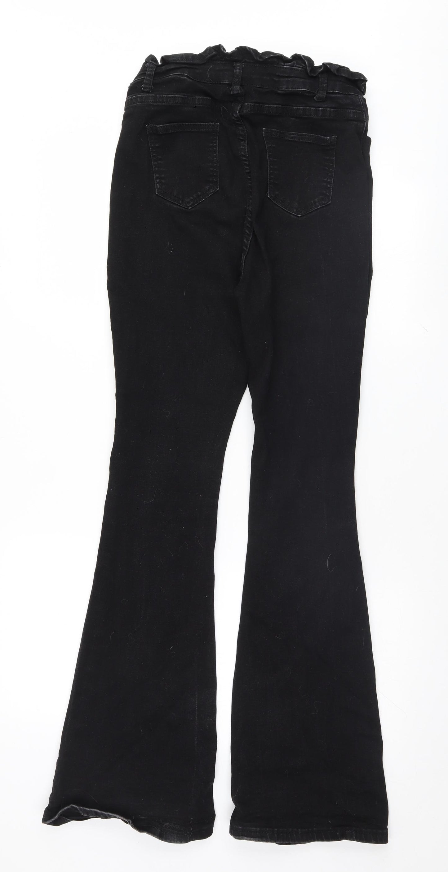 SheIn Womens Black   Flared Jeans Size L L30.5 in