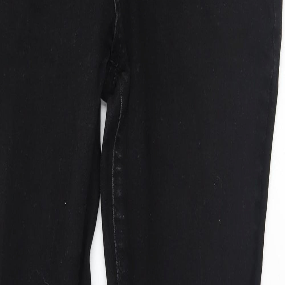 SheIn Womens Black   Flared Jeans Size L L30.5 in
