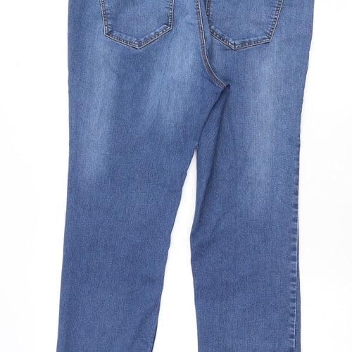 George Womens Black   Straight Jeans Size 16 L27 in