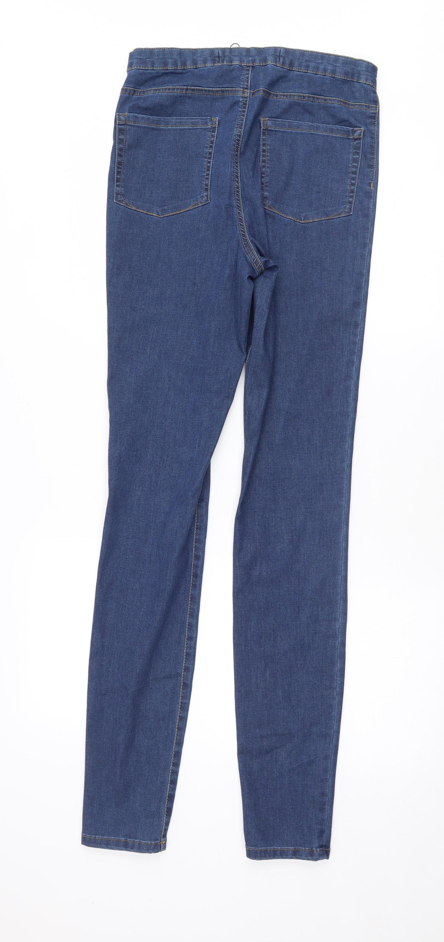 Denim & Co. Womens Black   Skinny Jeans Size 12 L33 in