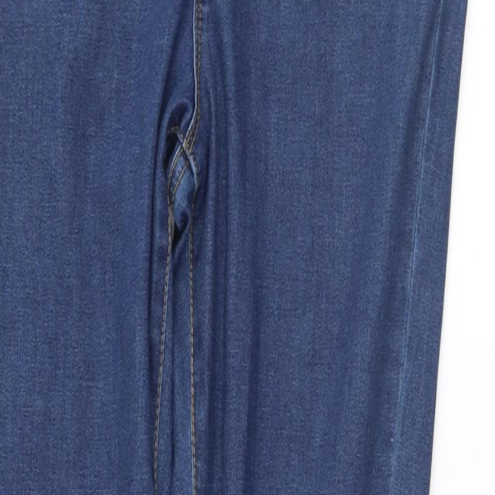 Denim & Co. Womens Black   Skinny Jeans Size 12 L33 in
