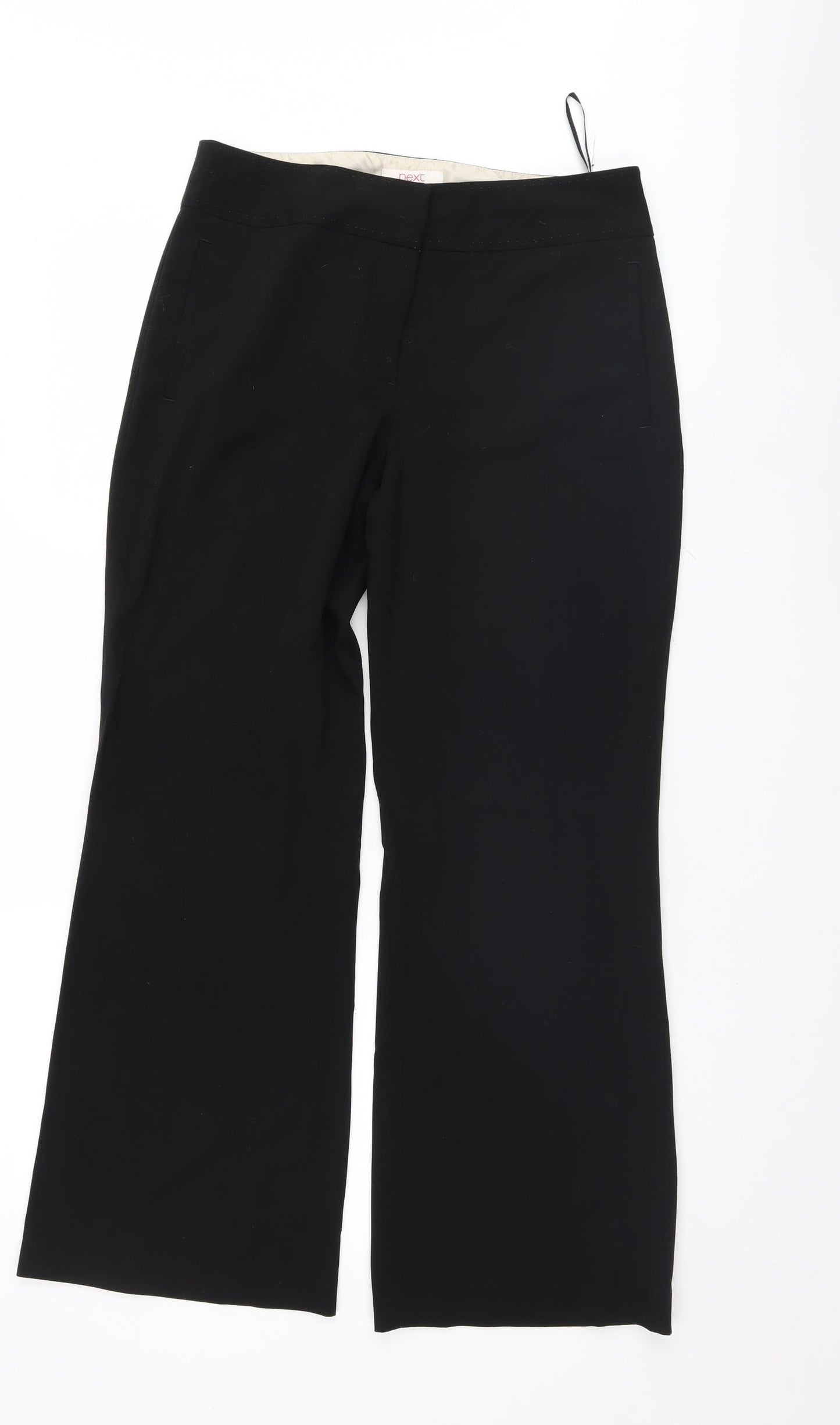 NEXT Womens Black   Trousers  Size 10 L28 in