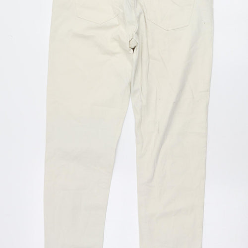 Cropp Womens White   Skinny Jeans Size L L29 in