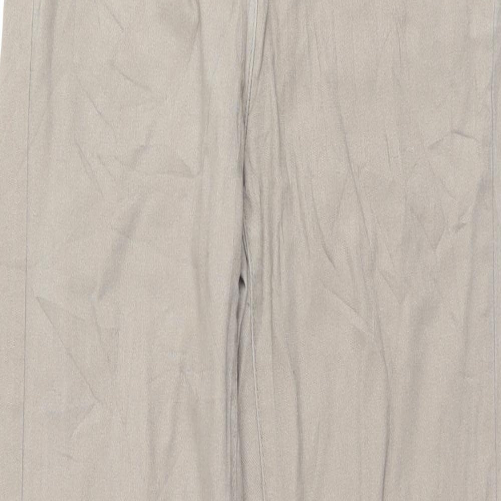 H&M Womens Beige   Trousers  Size 8 L30 in