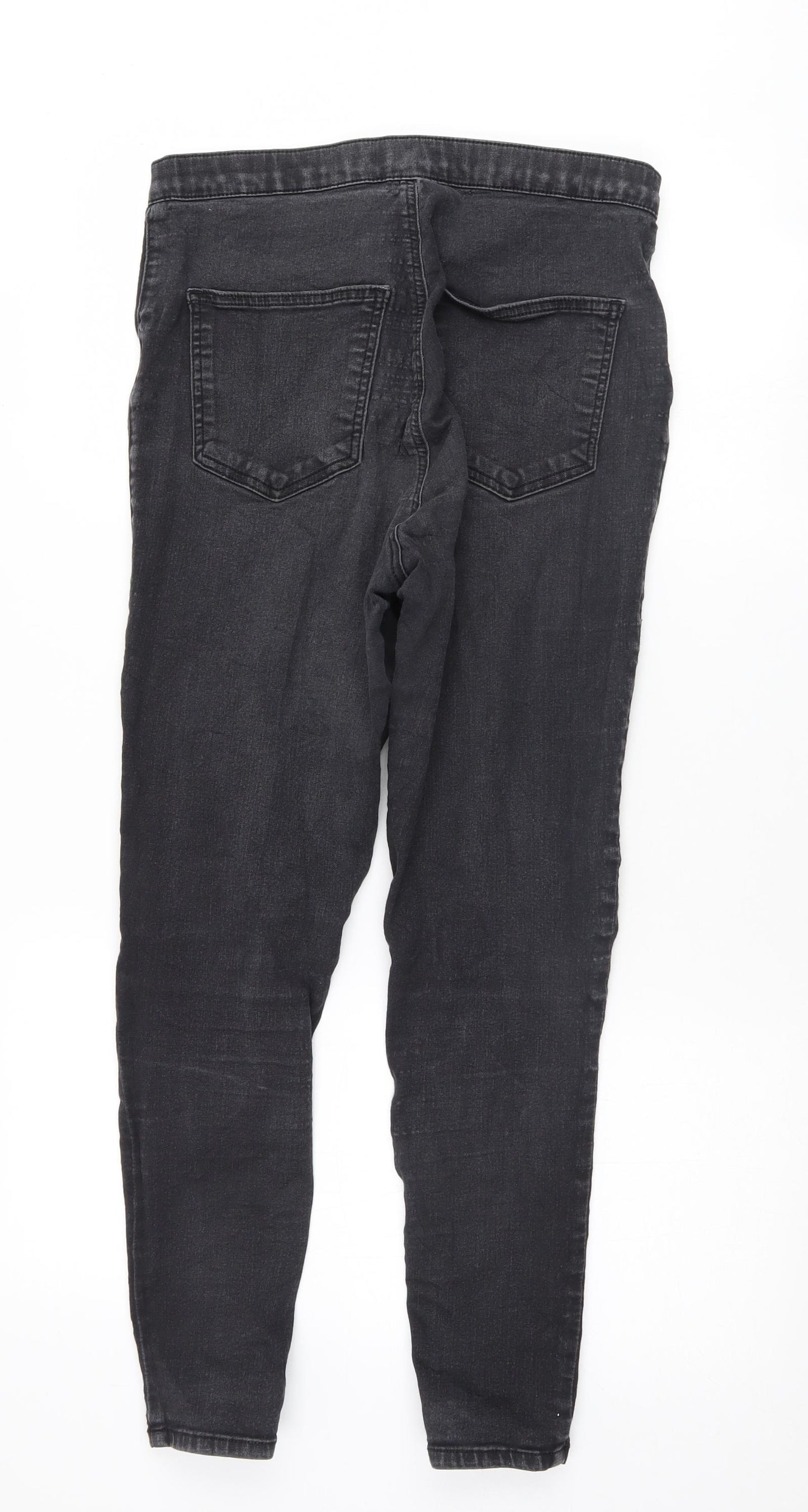 Topshop Womens Black   Skinny Jeans Size 34 L26 in