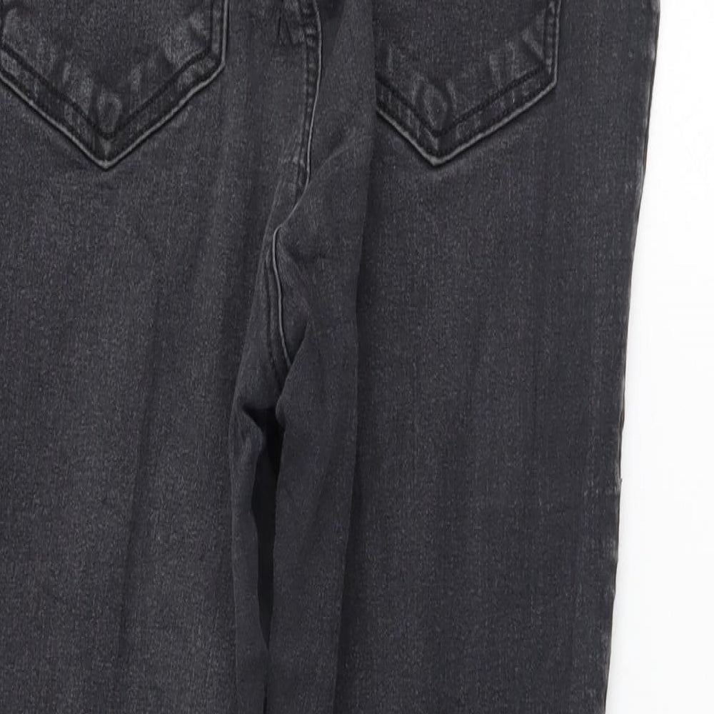 Topshop Womens Black   Skinny Jeans Size 34 L26 in