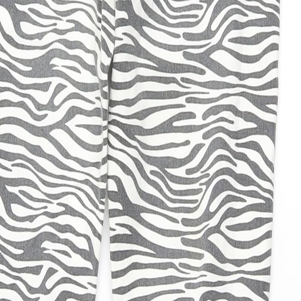 Terranova Womens Multicoloured Animal Print  Skinny Jeans Size S L30 in