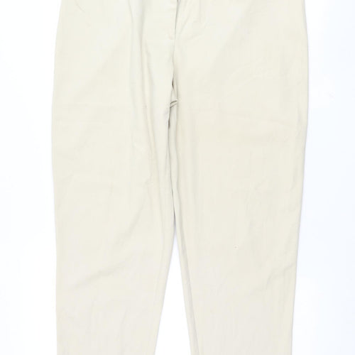 GINA LAURA Womens Beige   Trousers  Size 36 L29 in