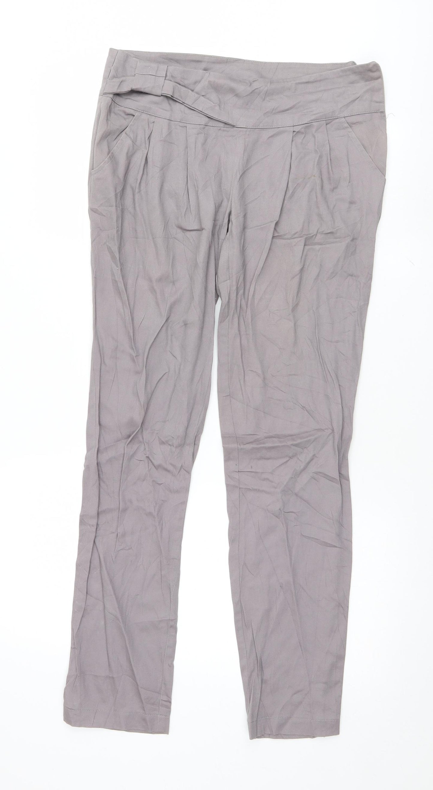 spodnie Womens Grey   Trousers  Size 10 L30 in