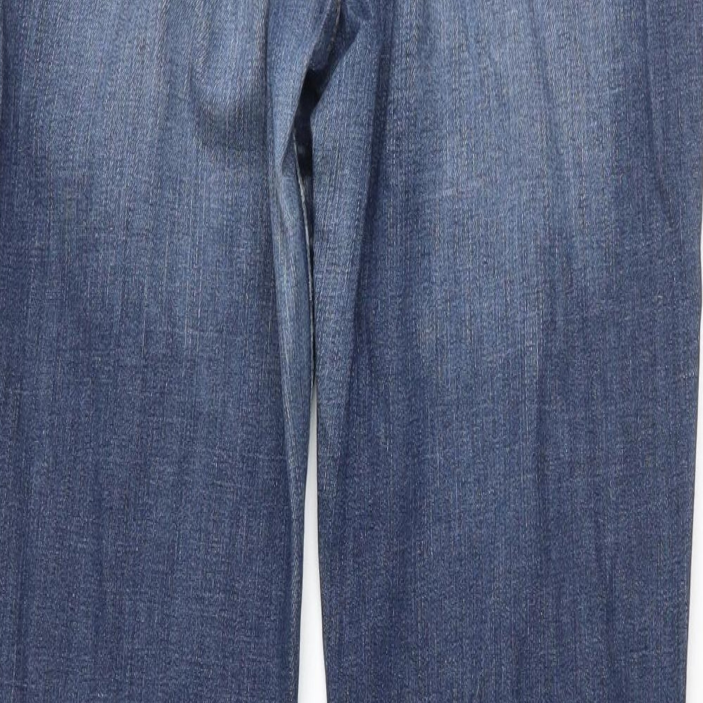 Marks and Spencer Womens Blue   Bootcut Jeans Size 12 L31.5 in