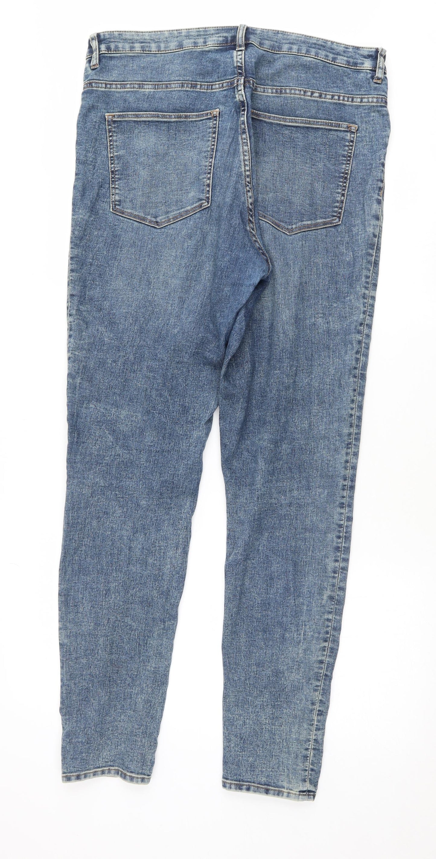 H&M Womens Blue   Skinny Jeans Size 18 L30 in