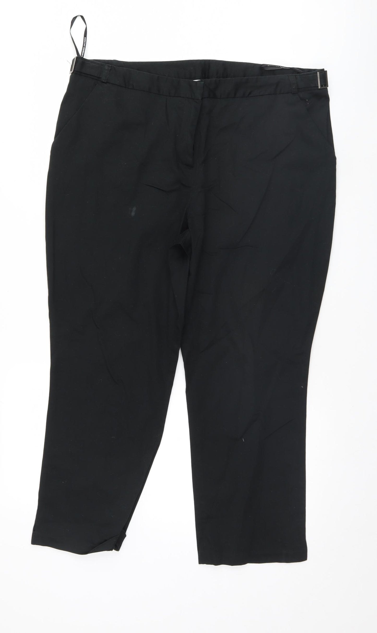 Dorothy Perkins Womens Black   Trousers  Size 18 L25 in