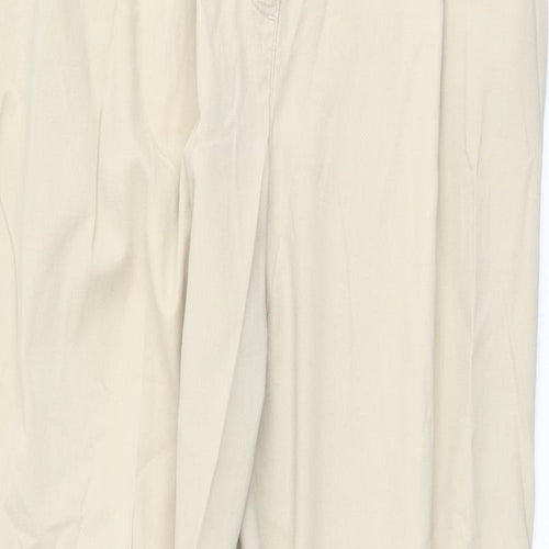 Marks and Spencer Womens Beige   Trousers  Size 18 L31 in