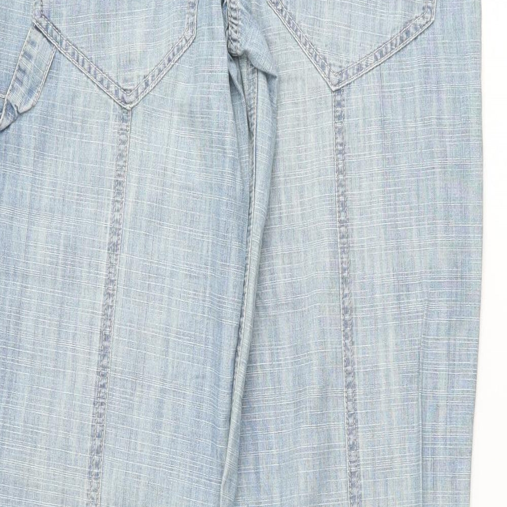 NEXT Girls Blue   Wide-Leg Jeans Size 15 Years