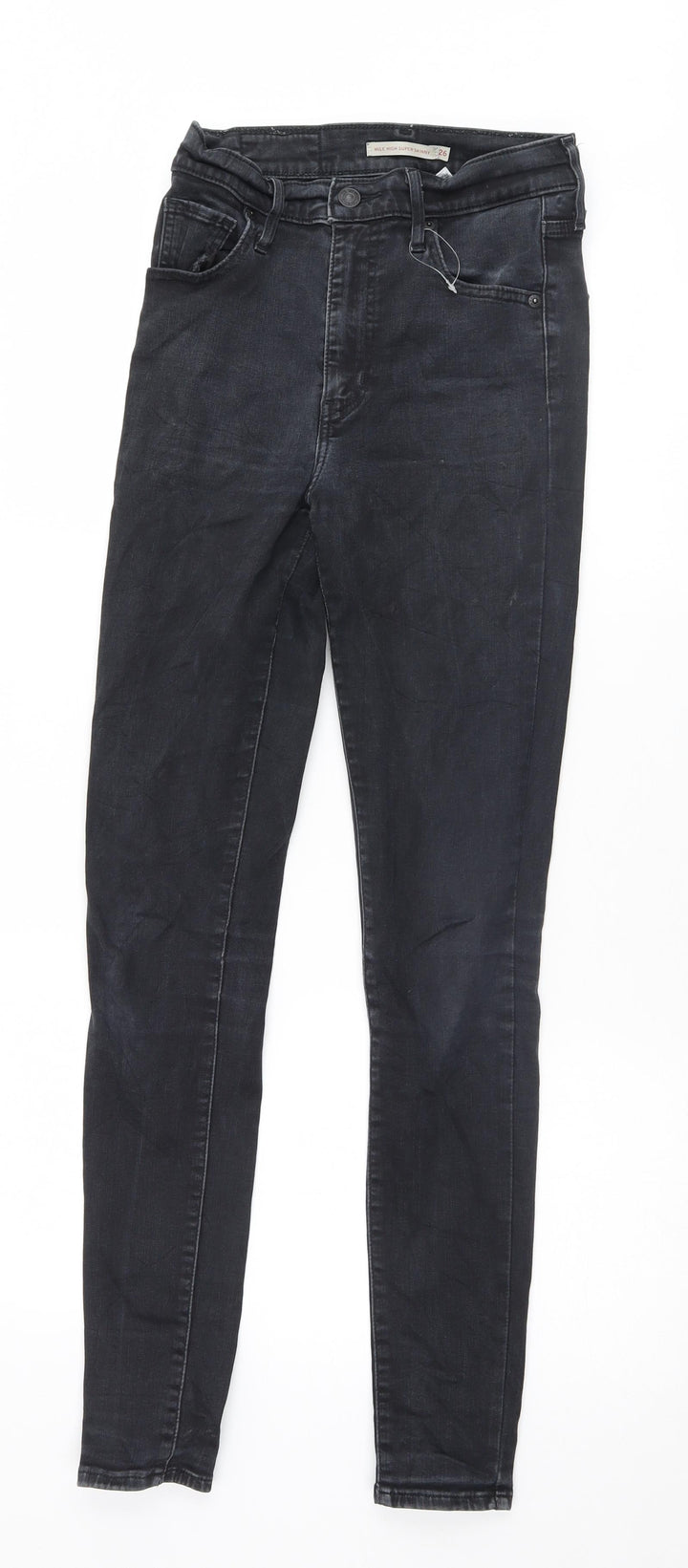 Preworn Womens Black   Skinny Jeans Size 26 L30 in