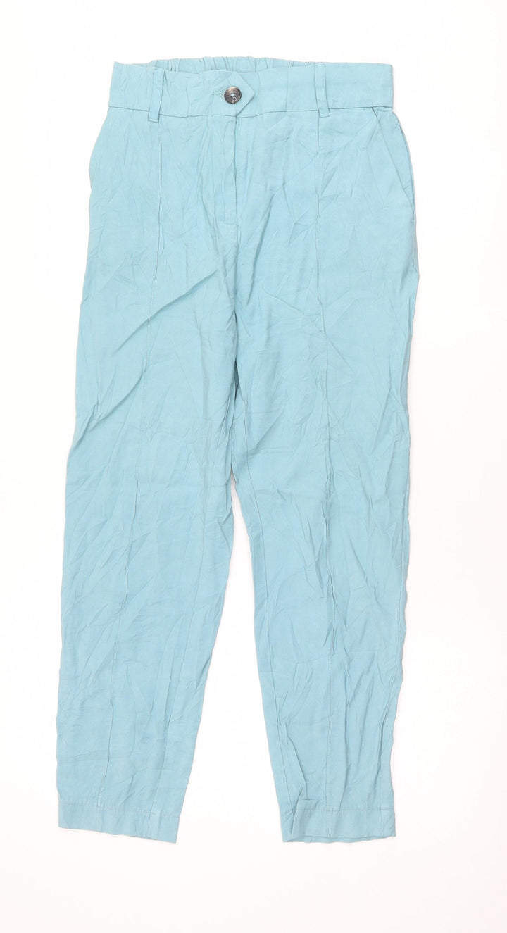 ESMARA Womens Blue Trousers Size 10 L25 in