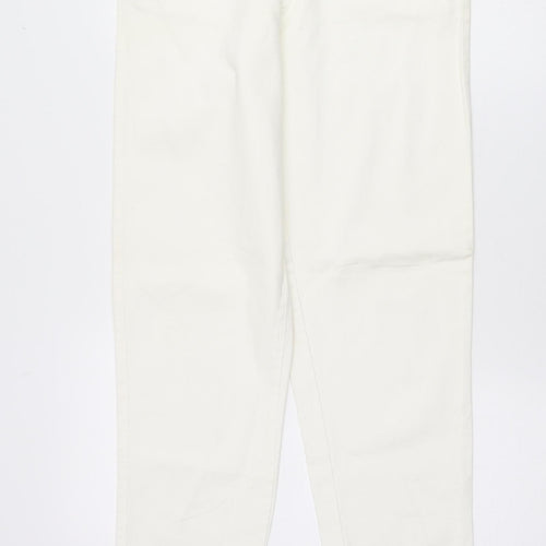Preworn Womens White   Straight Jeans Size 10 L28 in