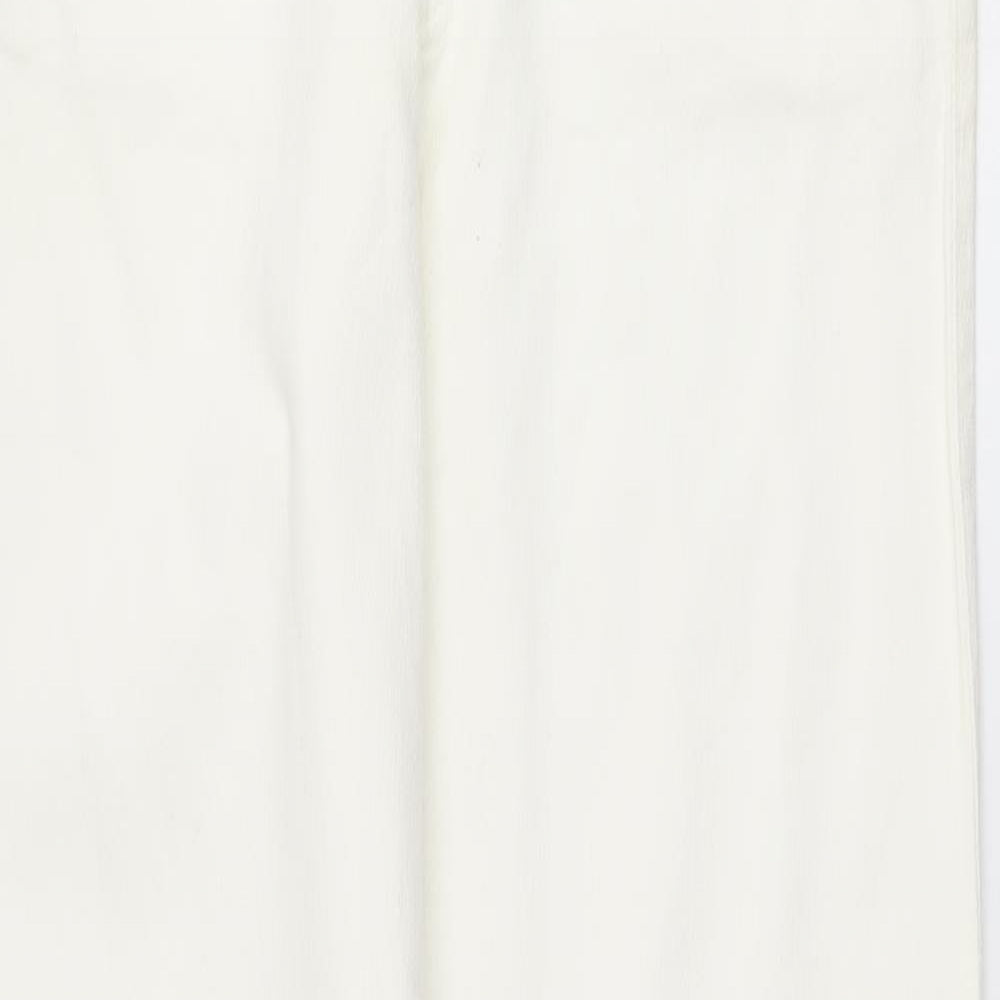 Preworn Womens White   Straight Jeans Size 10 L28 in