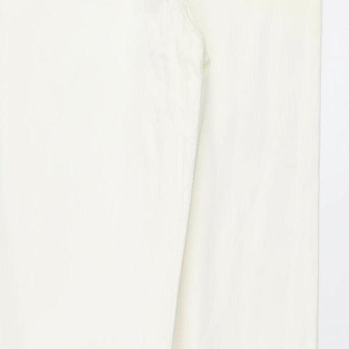 Preworn Womens White   Straight Jeans Size 10 L28 in