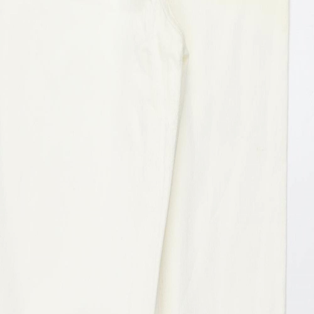 Preworn Womens White   Straight Jeans Size 10 L28 in